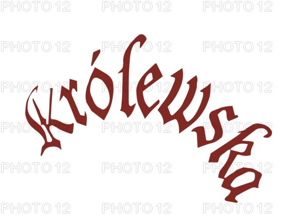 Rotated to right, Krolewska Logo, Drink, Logo