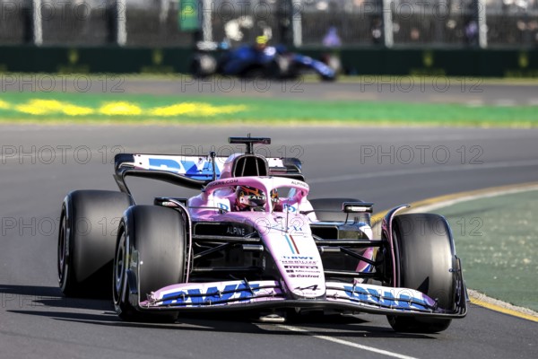 MELBOURNE, AUSTRALIA, APRIL 2: Esteban Ocon of France drives the Alpine A523 Renault on race day during the 2023 Australian Grand Prix on April 2, 2023 in Melbourne, Australia, Oceania