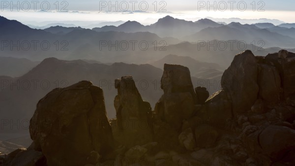 Mount Sinai, Mount Moses in Egypt. Africa