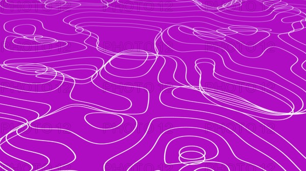 3D Topographic map background concept abstract background. Space Geography Wavy curve lines background