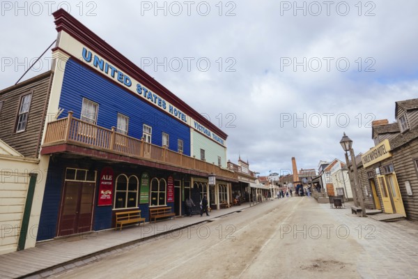 SOVEREIGN HILL, AUSTRALIA, April 17: Sovereign Hill is an open air museum recreating the atmosphere of a gold rush town in Ballarat, Australia on April 17th 2023