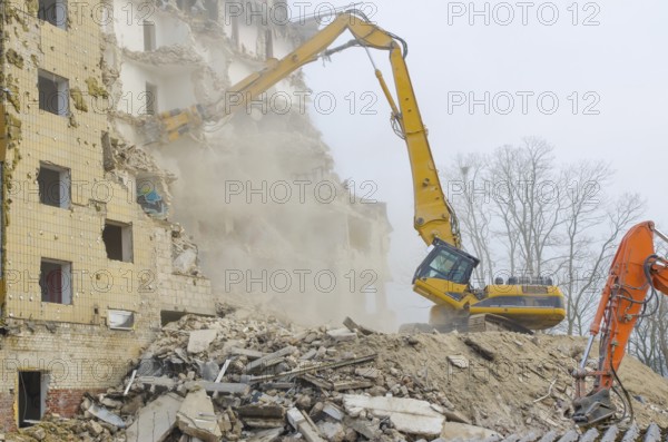 Block of flats demolition