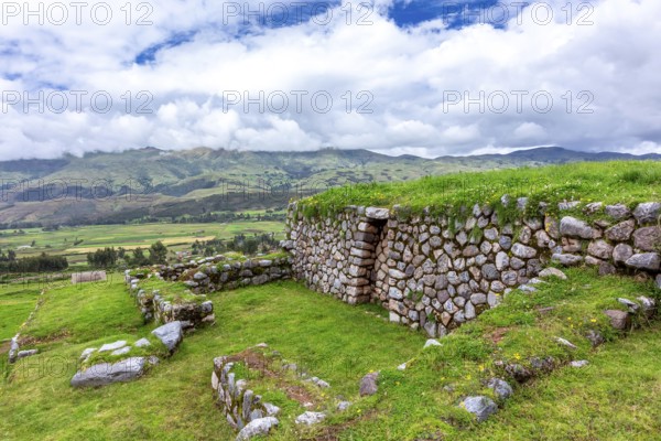 Sacsayhuaman fortress, Inca ruins in Cusco or cuzco town, Peru, South America