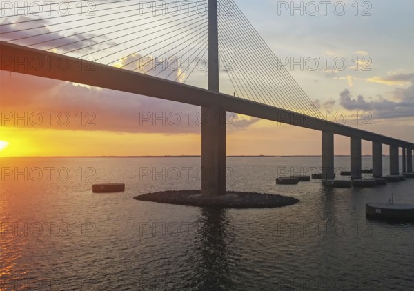 Sunshine Skyway Bridge in St Petersburg, Florida