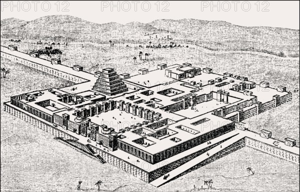 Palace of Sargon II of Assyria at Dur-Sharrukin, Khorsabad, Iraq, Asia