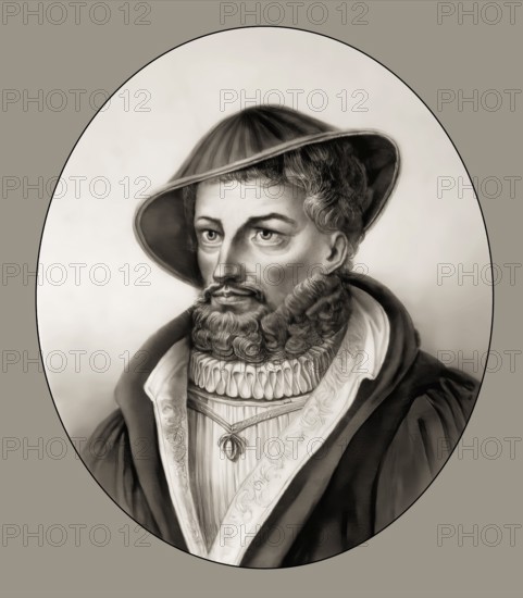 Jan van Leiden, or Jan Beuckelszoon oder Beukelszoon, 1509 – 1536, Anabaptist King of Münster, digitally edited