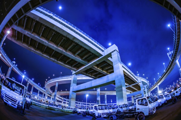 Bayshore Route Daikoku Junction (Tsurumi-ku, Yokohama City). Shooting Location: Yokohama-city kanagawa prefecture