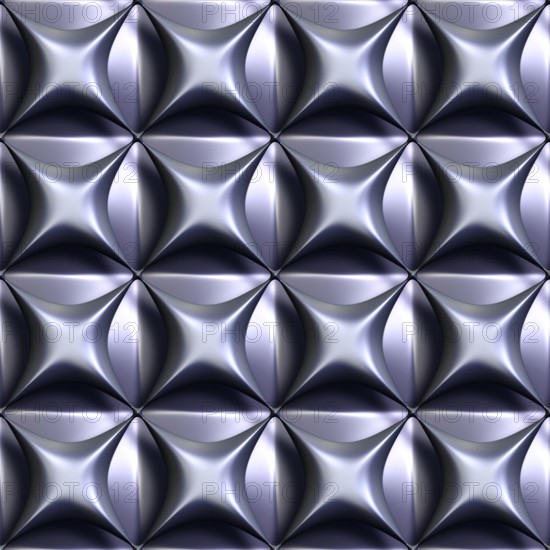 3d seamless tileable metal decorative background pattern