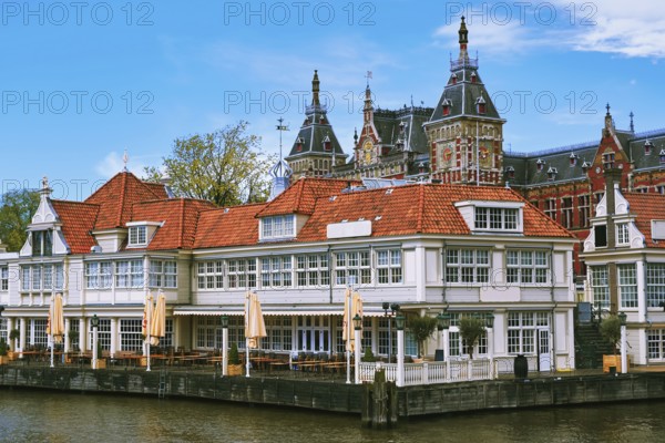 Buildings in Amsterdam on One of the Canals Amsterdam, Netherlands