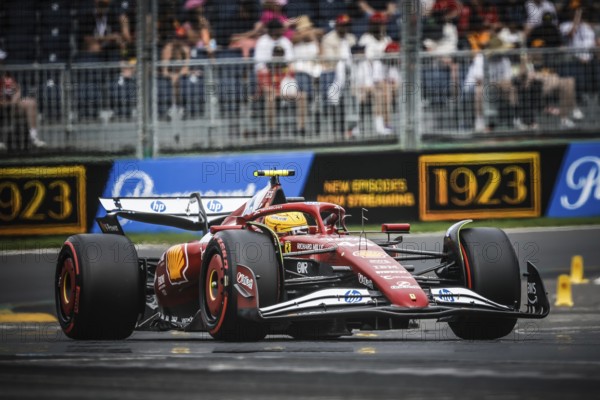 Lewis Hamilton of Great Britain drives the Scuderia Ferrari HP SF-25 during third practice in the 2025 Australian Grand Prix at Albert Park in Melbourne, Australia, Oceania