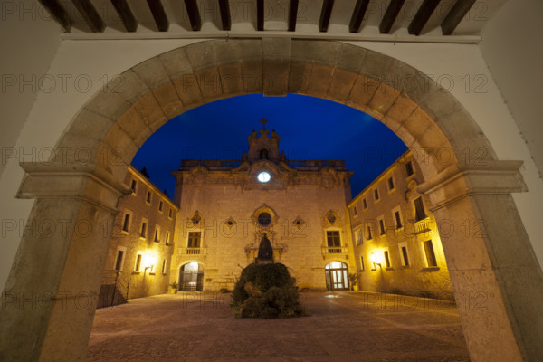 SPAIN Balearic Islands, Mallorca.Santuario de Lluc, Escorca