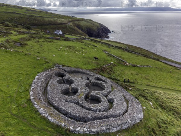 Cashel Murphy, Ancient Celtic settlement, Early Christian era (5th-8th centuries AD), Dingle Peninsula, County Kerry, Ireland, United Kingdom, Europe