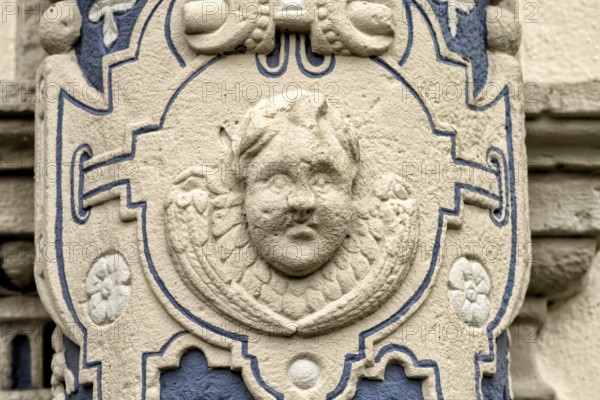 Architectural detail, Bevern Castle, Bevern, Weserbergland, Lower Saxony, Germany, Europe