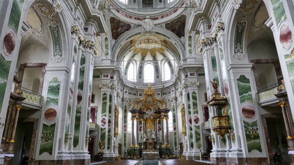 High altar of the Jesuit Church of St Ignatius and St Francis Xavier in Mannheim