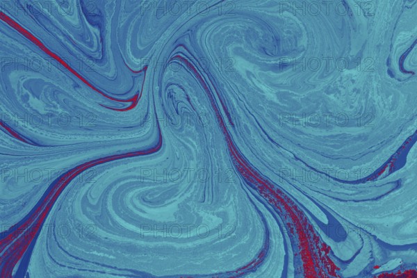 Abstract creative marble pattern texture. Traditional art of Ebru marbling