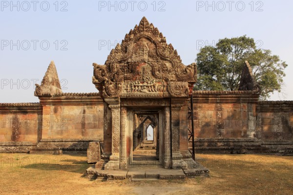 The Gopura four of the Hindu temple Preah Vihear in Cambodia