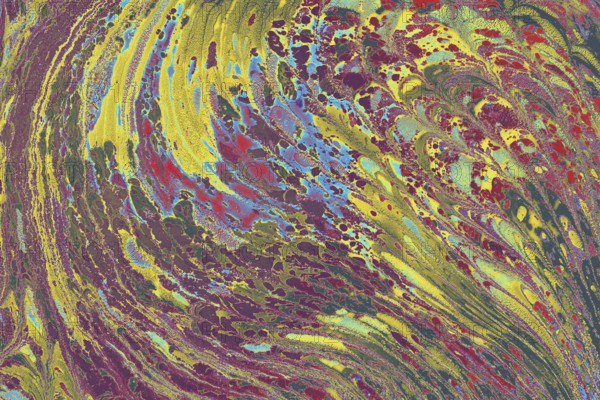 Abstract creative marble pattern texture. Traditional art of Ebru marbling