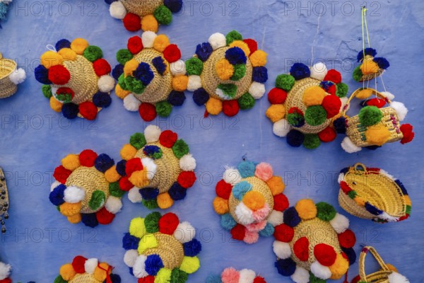 Headwear from Chefchaouen, Morocco, Africa
