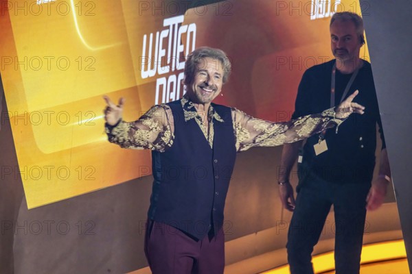 The end of an era: entertainer and show host Thomas Gottschalk presents his last entertainment programme. As a Saturday evening programme, Wetten, dass...? is a cult television show. The show was broadcast live on ZDF. Offenburg, Baden-Württemberg, Germany, Europe