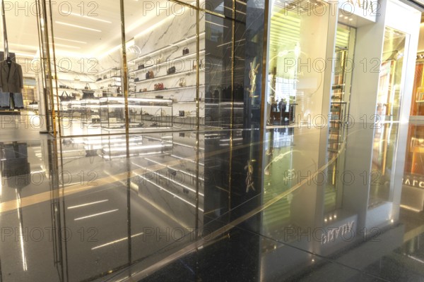 Yves Saint Laurent, luxury fashion shop, IconSiam shopping centre, Khlong San district, Thonburi, Bangkok