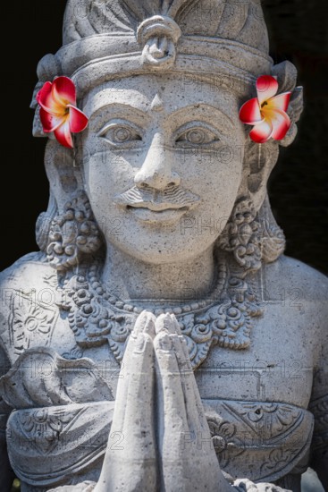 Female temple figure with beard, head, face, woman, calm, Hinduism, relaxation, wellness, female, praying, serenity, facial expression, stone, stone figure, temple, religion, world religion, god, sculpture, art, culture, figure, deity, icon, decoration, believing, faith, sculpture, fantasy, art figure, praying, representation, religious, journey, spirituality, traditional, meditation, mythology, sacred, Asian, decorated, abstract, wisdom, image, depiction, adorned, tradition, Bali, Indonesia, Asia