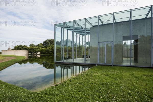 Art Museum and Langen Foundation, architect Tadao Ando, near Neuss, North Rhine-Westphalia, Germany, Europe