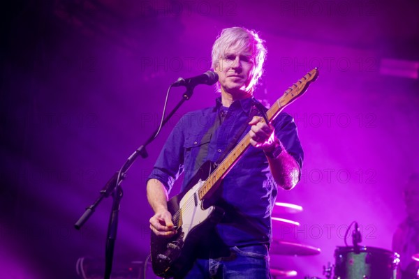 Matthew Caws, singer and guitarist, founding member, NADA SURF, indie band, USA, Moon Mirror Tour 2024, concert, 2 December, 2024 at Metropol, Berlin, Germany < english> NADA SURF, indie band, USA, Moon Mirror Tour 2024, concert, December 2nd, 2024 at Metropol, Berlin, Germany, Europe