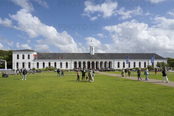 Conversation House, spa hotel, spa garden, Norderney, East Frisian Island, East Frisia, Lower Saxony, Germany, Europe