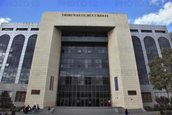 Bucharest, city centre, building, tribunal, Romania, Europe