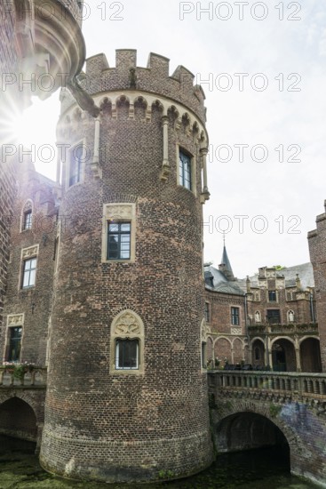 Moated castle, Schloss Paffendorf, Bergheim, Rhine-Erft district, North Rhine-Westphalia, Germany, Europe
