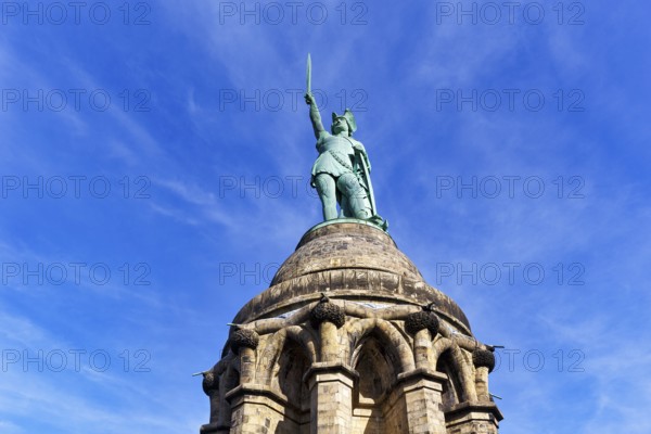 Hermannsdenkmal, Arminius, tourist attraction, sight, Detmold, East Westphalia-Lippe, North Rhine-Westphalia, Germany, Europe