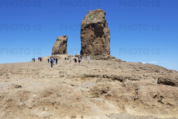 Roque Nublo in Parque Rural del Nublo, Las Palmas Province, Gran Canaria, Canary Islands, Spain, Europe
