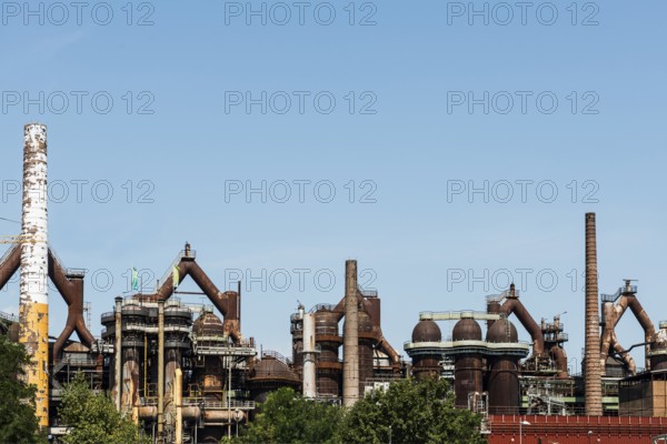 Former steelworks, Völklingen Ironworks, UNESCO World Heritage Site, Völklingen, Saarland, Germany, Europe