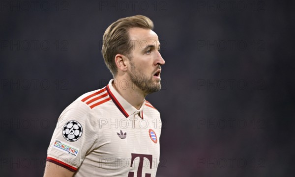 Harry Kane FC Bayern Munich FCB (09) portrait UEFA Champions League Allianz Arena, Munich, Bavaria, Germany, Europe