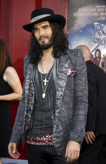 HOLLYWOOD, CA, JUNE 08, 2012: Russell Brand at the Los Angeles premiere of 'Rock of Ages' held at the Grauman's Chinese Theatre in Hollywood, USA on June 8, 2012