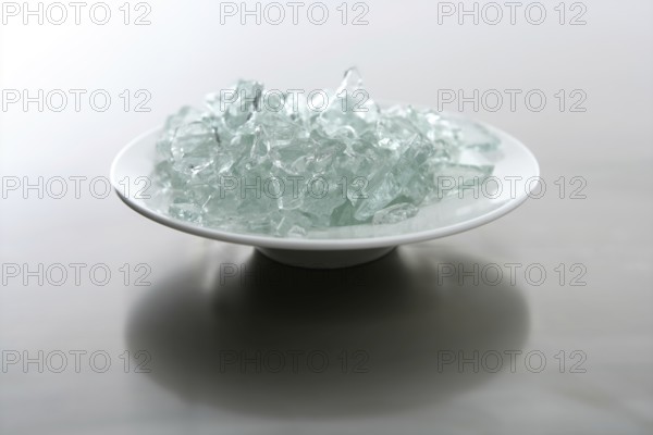 To eat today menu, we have our special broken glass in a dish