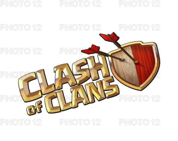 Rotated to left, Clash of Clans logo, Games, Logo
