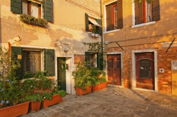 Venice Italy unusual pittoresque view of the most touristic place in the world still can find some secret hidden spot