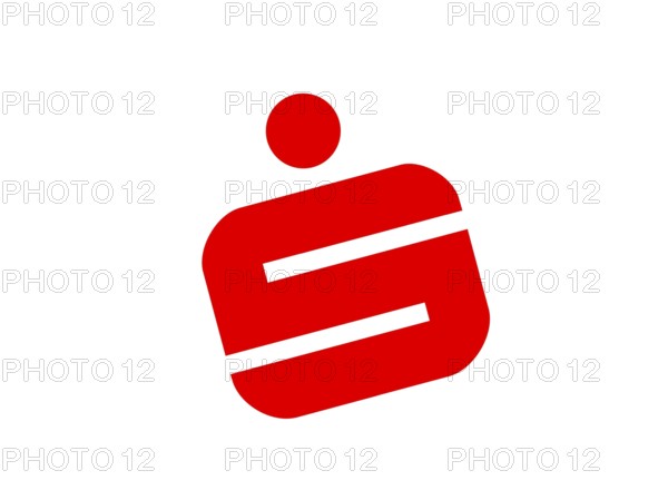 Nach links gedreht, Logo der Sparkasse, Finance, Logo