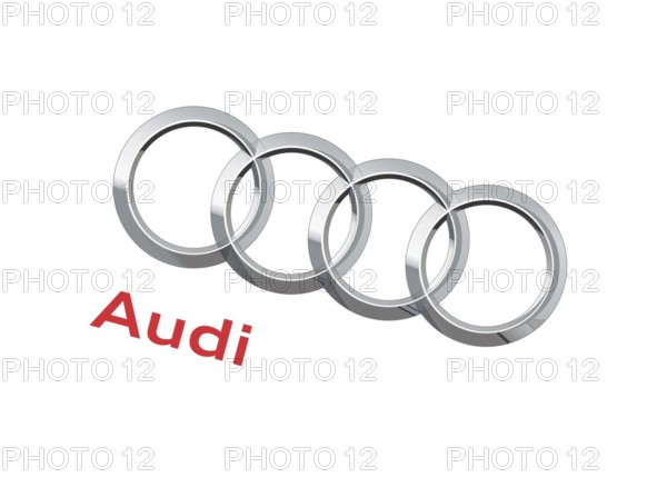 Rotated to right, Audi logo, Car, Logo