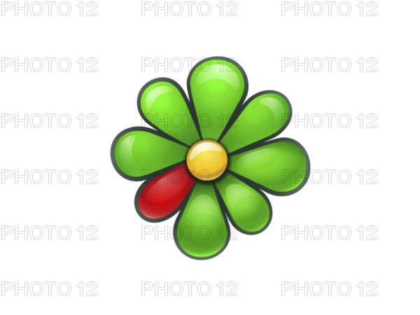 Turned to the left, ICQ logo 2014, Internet, Historical logo from 2014