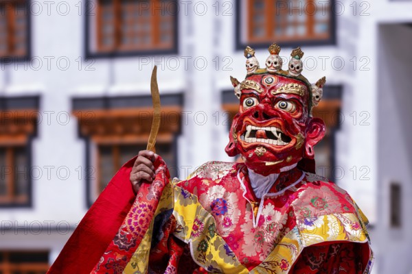 Cham dance (Mask dance), Leh, Ladakh, India, Asia