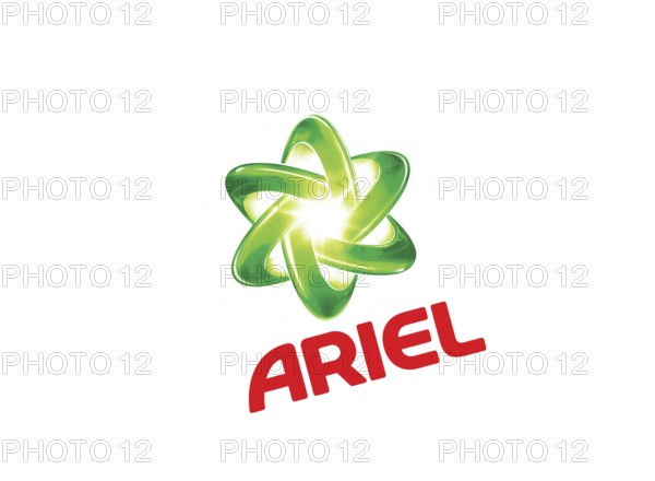 Rotated to left, Ariel Logo, Cosmetics, Logo