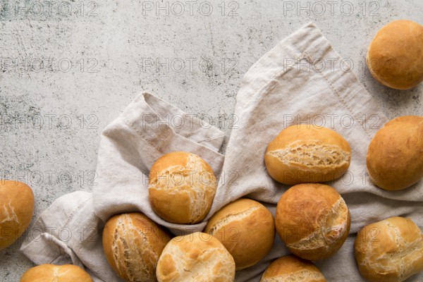 Top view mix buns
