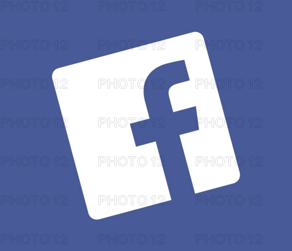 Nach links gedreht, Facebook-Emblem, Internet, Logo