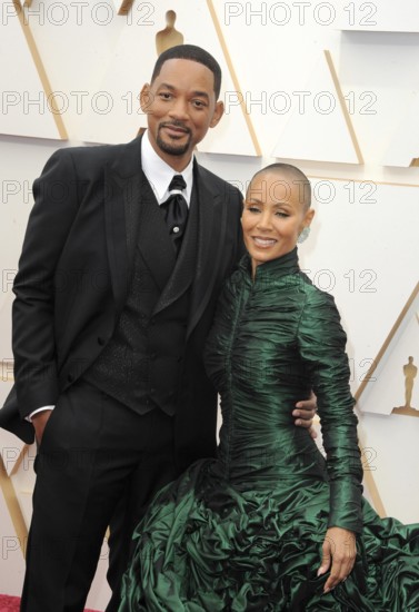 Will Smith and Jada Pinkett Smith at the 94th Annual Academy Awards held at the Dolby Theatre in Los Angeles, USA on March 27, 2022
