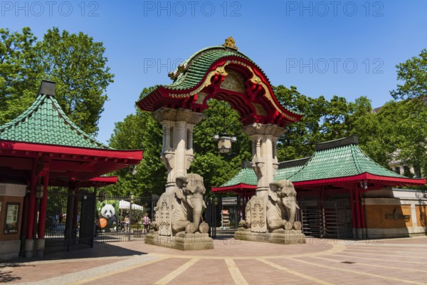 Entrance of Berlin Zoo in Germany