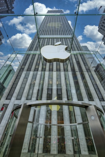 New York. Manhattan. Apple Store 5th Avenue