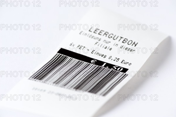 Empties voucher against a white background
