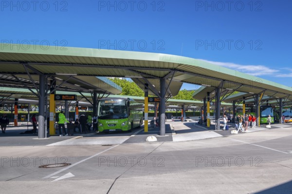 Central bus station ZOB, Flixbus, Messedamm, Westend, Charlottenburg, Berlin, Germany, Europe